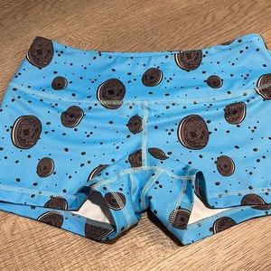 Feed me Fight me cookie shorts